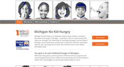 Desktop Screenshot of michigannokidhungry.org